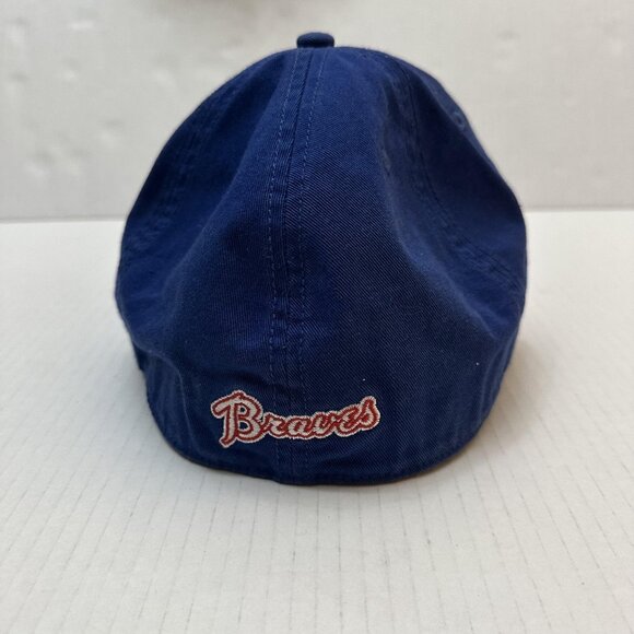 Atlanta Braves Hat Cap Fitted Mens XX-Large Blue MLB Baseball Cooperstown Coll - Picture 4 of 13